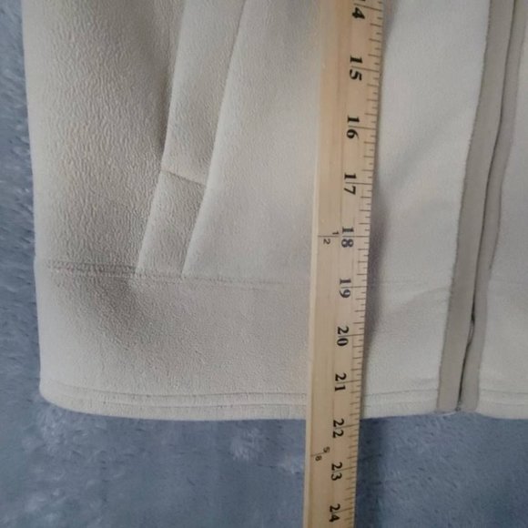 American Eagle Outfitters Womens Vest Beige Two Tone Full Zip Pockets Collar M - Picture 4 of 7